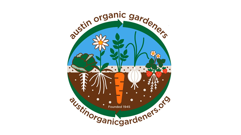 Austin Organic Gardeners logo Central Texas Gardener