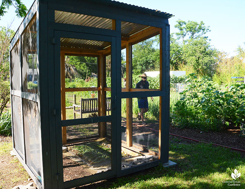shade house for drying Este Garden